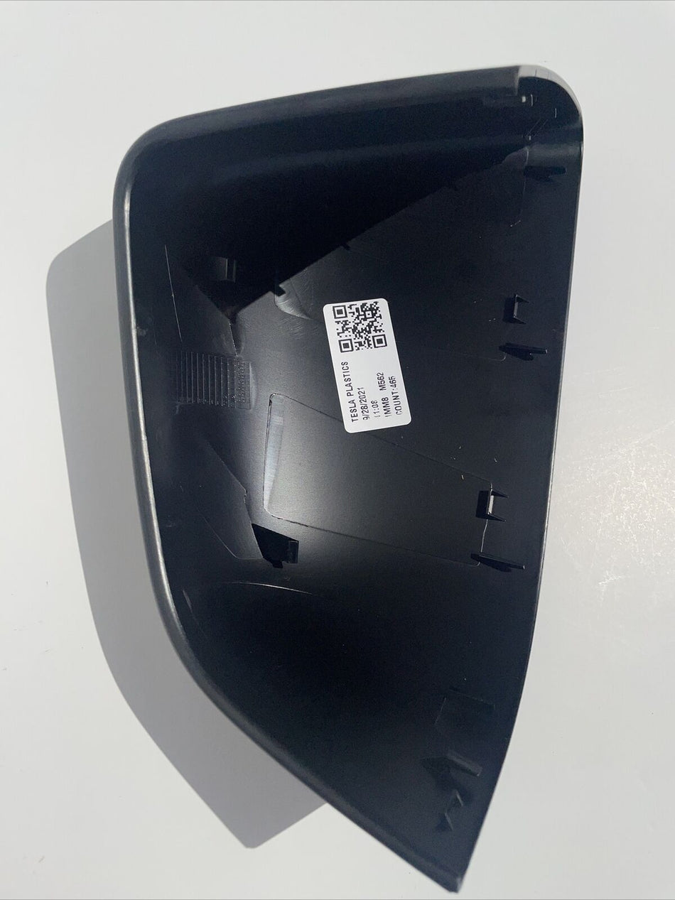 TESLA MODEL Y Left Driver MIRROR SKULL CAP 2020-2023 1495593-00-A Unpainted NEW!