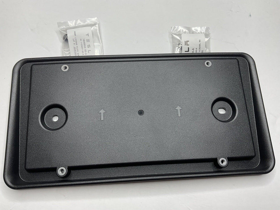 Tesla Model X Rear Trunk Lift Gate License Plate Bracket Mount 1657961-00-A NEW!