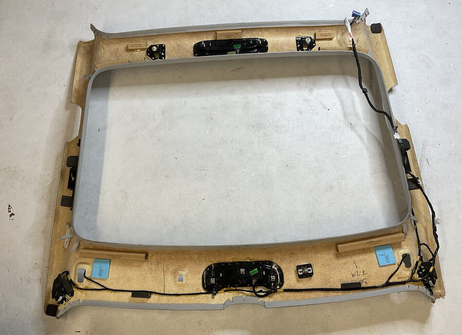 Tesla Model 3 HL Assembly Prem Fix Glass Roof Interior  ULT Suede Grey Trim OEM!